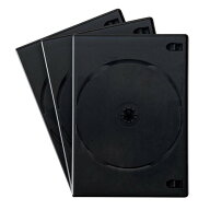 サンワサプライ DVDトールケース（6枚収納・3枚セット・ブラック） DVD-TN6-03BKN