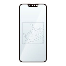 PGA iPhone 13/13 Pro用 抗菌 液晶全面保護ガラスフィルム（エイリアン） PG-DGL21K05LGM