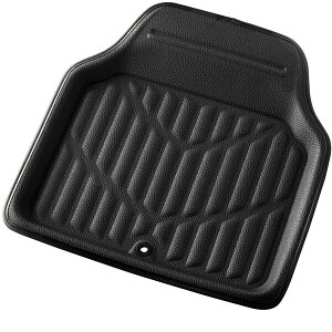 BONFORM バケットマット 3DレザーマットN ブラック 6465-48BK ボンフォーム