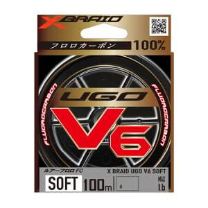 X-BRAID GbNXuCh [SV6 \tg 100m(1/4lb) [SV6 \tg 100m(1SE/4lb) UGO V6 SOFT tJ[{C