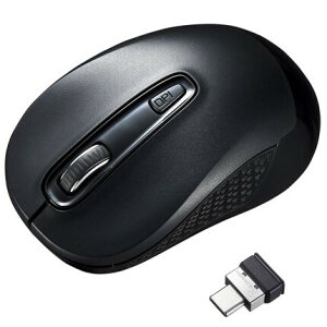 �T�����T�v���C ���C�����XType-C�u���[LED�}�E�X�i�u���b�N�j MA-WBLC41BK