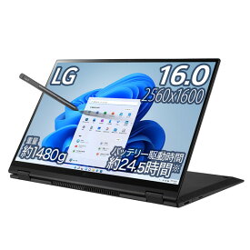 16T90P-KA78J LG [タッチパネル対応16.0インチノートパソコン/第11世代インテル Core i7-1165G7 プロセッサー/メモリ16GB/SSD1TB/重量1480g/最大24.5時間駆動//Windows 11 Home 64ビット/充電最大3時間］ LG gram 2in1