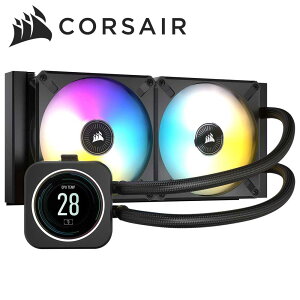 CORSAIRbRZA ̌^CPUN[[ iCUE H100i ELITE LCD CW-9060061-WW