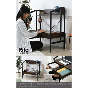 JK-PLAN(�W�F�C�P�C�E�v����) �p�\�R���f�X�N(�u���b�N) DRT-1001-BK Rita series Desk(���^) [DRT1001BK]