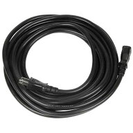 宏和工業 延長コード 5m 12A 2P 1口(ブラック) FW097-5 KOWA 電源コード