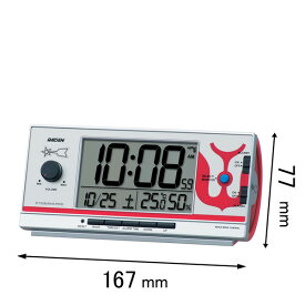 セイコータイムクリエーション 電波目覚まし時計 ウルトラマン 大音量電波デジタル時計 CQ-165-S [CQ165S]【返品種別A】