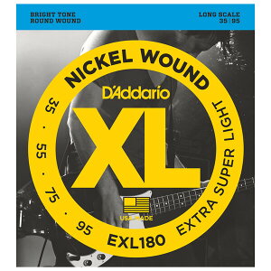 ダダリオ エレキベース弦(Long) EXL180 D'Addario XL NICKEL
