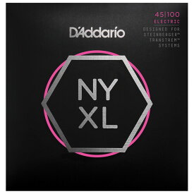 NYXLS45100 ダダリオ エレキベース弦（Long ScaleRegular LightDouble Ball End） D'Addario　NYXL　Steinberger 専用弦