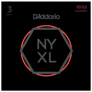 __I GLM^[@3ZbgpbNiNickel Wound Light Top / Heavy Bottomj NYXL1052-3P D'Addario@NYXL@Multi-Packs