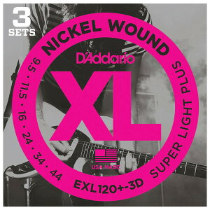 __I GLM^[iSuper Light Plusj EXL120+-3D D'Addario@XL NICKEL