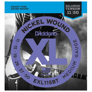 ダダリオ エレキギター弦(Balanced Tension Medium) EXL115BT D'Addario XL NICKEL