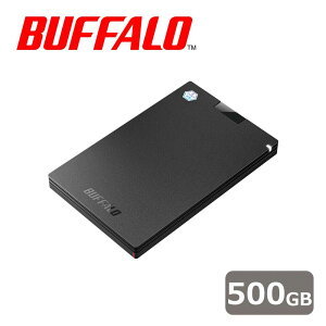 obt@[bBUFFALO USB 3.2(Gen 1)Ή RECXERۑΉ Ot|[^uSSD 500GB(ubN) SSD-PGVB500U3-B