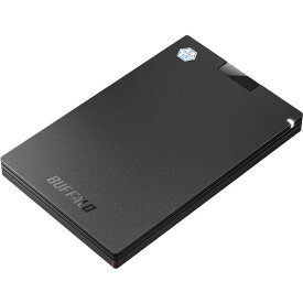 BUFFALO （バッファロー） USB 3.2(Gen 1)対応 抗ウイルス・抗菌対応 外付けポータブルSSD 2.0TB(ブラック) SSD-PGVB2.0U3-B