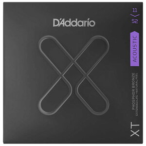 ダダリオ アコースティックギター弦(Custom Light .011-.052) XTAPB1152 D'Addario XT Phosphor Bronze