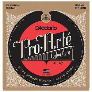 __I NVbNM^[i80/20 Bronze/Clear/Normalj EJ47 D'Addario@PRO-ARTE NYLON
