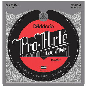 __I NVbNM^[iSilver Wound/Rectified Clear Nylon - Normalj EJ30 D'Addario@PRO-ARTE RECTIFIED
