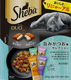 シーバ　キャットフード　猫　猫用ごはん シーバ　デュオ 旨みがつお味セレクション 200g(20g×10袋入り) マースジャパンリミテッド シ-バDUOカツオS200G