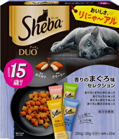 シーバ デュオ 15歳以上 香りのまぐろ味セレクション 200g（20g×10袋入り） マースジャパンリミテッド SDUO15サイカオリノマグロS200