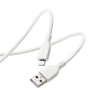 GR iPhone [dP[u CgjOP[u 2m MFiF fɂ ϋv VRf 炩(zCg) MPA-UALSS20WH