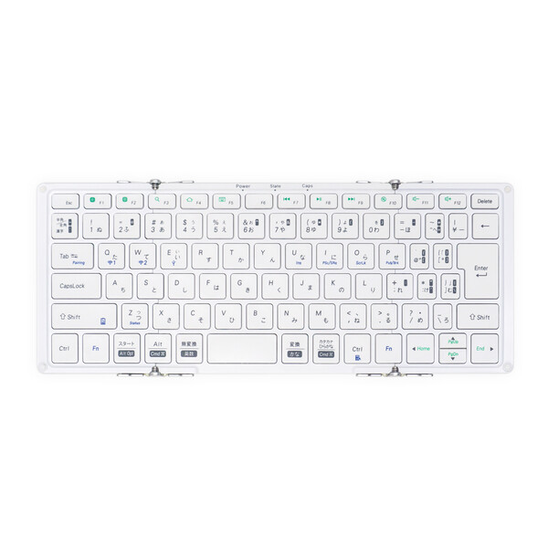 売れ筋ランキング 最大82％オフ MOBO モボ Bluetooth キーボード 3つ折りタイプ 日本語配列 83キー シルバー ホワイト Keyboard 2 AM-K2TF83J SLW pipswin.com pipswin.com