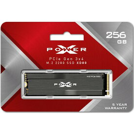 SiliconPower（シリコンパワー） SiliconPower M.2 2280 NVMe PCIe 3.0x4 SSD 256GB XD80 SP256GBP34XD8005