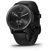 楽天市場】garmin vivomove luxe black embossed leatherの通販