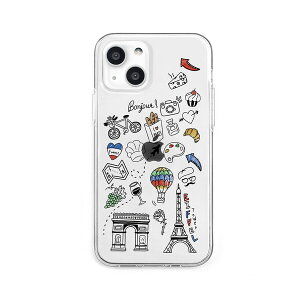Dparks iPhone 13i6.1C`jp wʃJo[^ TPUNAP[X I LOVEiPARISj DS21153I13