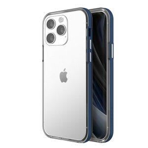 motomo iPhone 13 Pro�i6.1�C���`�j�p �w�ʃJ�o�[�^ INO ACHROME SHIELD�P�[�X�i�A�C�A���u���[�j MT21576I13PBL
