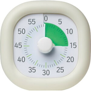 ソニック トキ・サポ 時っ感タイマー 色で時間の経過を実感(10cm アイボリー) LV-3062-I