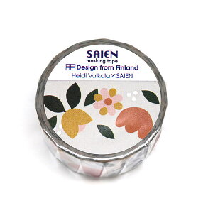 SAIEN }XLOe[viHeidi Valkola wCfBE@RFlowers 20mm×5mj TR-4013