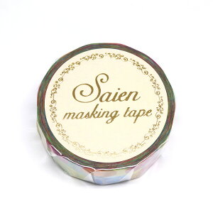 SAIEN �}�X�L���O�e�[�v�i���V���[�Y ���� �L�����f�B 15mm×7m�j UR-3044