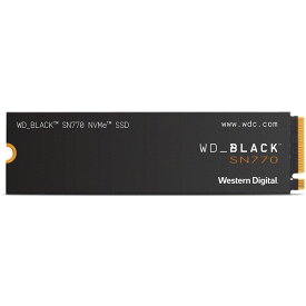 Western Digital（ウエスタンデジタル） WD_BLACK SN770 NVMe SSD 1TB M.2 内蔵SSD Read5150MB/s Write4900MB/s メーカー5年保証 WDS100T3X0E