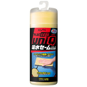 アイオン プラスセーヌ uniQ 吸水セーム 起毛タイプ (約400×360mm) 922-Y アイオン