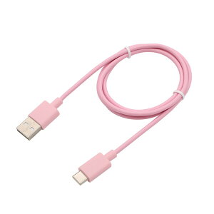 藤本電業 USBケーブル USB-A to USB-C 1.0m(ピンク) FUJIMOTO DENGYO Type-Cケーブル 1.0m CK-C12PK
