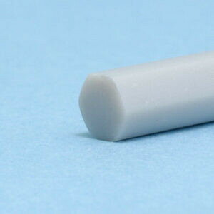 ウェーブ プラ=材料 六角棒 2.0mm 6本入【OM372】