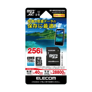 GRbELECOM microSDXCJ[h 256GB Class10 UHS-I MF-MRSD256GU50A