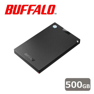 obt@[bBUFFALO USB 3.2(Gen 1)Ή RECXERۑΉ Ot|[^uSSD 500GBiȈՃpbP[Wj SSD-PGVB500U3B/N