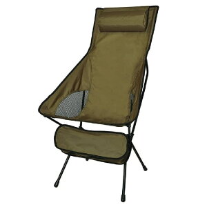 Park Lane(パークレーン) ハイバック コンパクトチェア クッション付き タグ付き(カーキ) K-10527KH Blue Hour