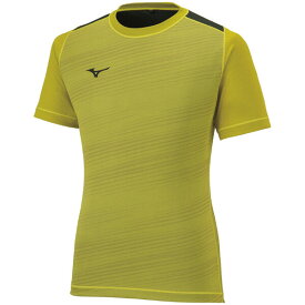 P2MA209545XL ミズノ サッカー・フットサル用　ゲームシャツ（サイバーイエロー×グリーン・サイズ：XL） MIZUNO　リバーシブル