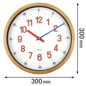 エルコミューン 掛け時計（REROSS QUADRATIC / レッド） EL COMMUN / BAUHAUS Fonts Wall Clock 78-493625 [78493625]【返品種別A】