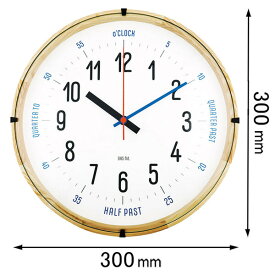 エルコミューン 掛け時計（CARLMARX） EL COMMUN / BAUHAUS Fonts Wall Clock 78-493670 [78493670]【返品種別A】