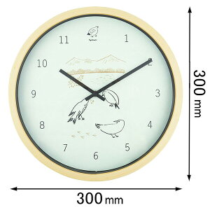 �G���R�~���[�� �|�����v�iBird�j EL COMMUN / SYLVAN WALL CLOCK 78-493762 [78493762]�y�ԕi���A�z