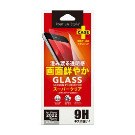 PGA iPhone SE（第3世代/第2世代）/8/7/6s/6用 液晶保護ガラスフィルム 平面保護 スーパークリア PG-22MGL06CL