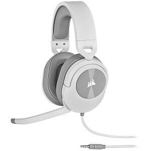 CORSAIR�b�R���Z�A �Q�[�~���O�w�b�h�Z�b�g HS55 Stereo White�i�z���C�g�j CA-9011261-AP