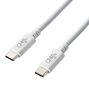 GR USB Type C P[u USB-C to USB-C 2m [d/f[^]p USB PD EPR 240W 5A USB2.0 RoHSwߏizCgj U2C-CCPE20NWH