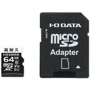 ACEI[Ef[^@bI-O DATA ϋv Class10Ή microSDJ[h 64GBimicroSDXCKij MSD-DR64G hCuR[_[ɍœKȍϋvf