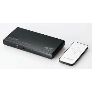 GR 4K60Hz(18Gbps)AHDCP2.2Ή HDMIؑ֊(4|[g/o1|[g) DH-SW4KC41BK ELECOM
