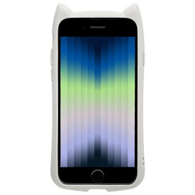 ラスタバナナ iPhone SE（第3世代/第2世代）/8/7用 猫耳ハイブリッドケース GLASS（グレー） 6831IP247HB