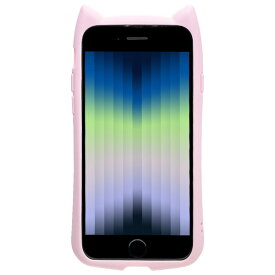 ラスタバナナ iPhone SE（第3世代/第2世代）/8/7用 猫耳ハイブリッドケース GLASS（ライトピンク） 6835IP247HB
