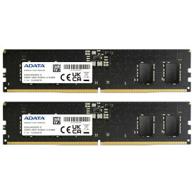 ADATA PC5-38400 (DDR5-4800）288pin DDR5 UDIMM 16GB（8GB×2枚） AD5U48008G-DT